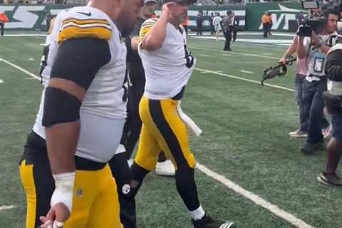 Aaron Rodgers taunts Jets fans on way out of MetLife after Steelers statement