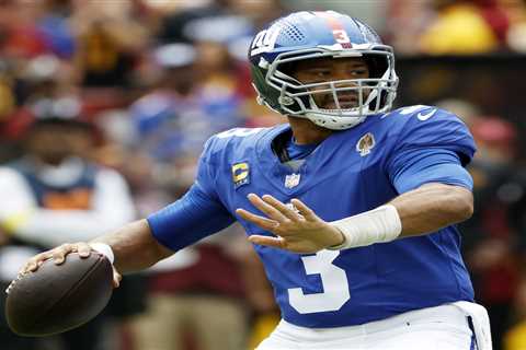 Russell Wilson posts two-word message as Jaxson Dart calls intensify after ugly Giants debut