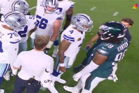 Jalen Carter’s NFL punishment revealed after Eagles star spit on Dak Prescott