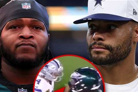 Eagles' Jalen Carter Fined $57K For Spitting on Dak Prescott