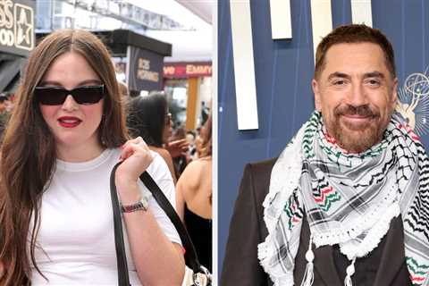 Meg Stalter And Javier Bardem Spoke Out In Support Of Palestine On The Emmys Red Carpet
