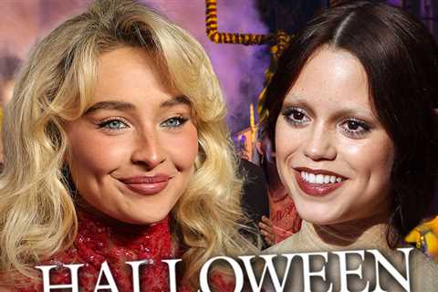 Sabrina Carpenter and Jenna Ortega Hang Out at Halloween Horror Nights