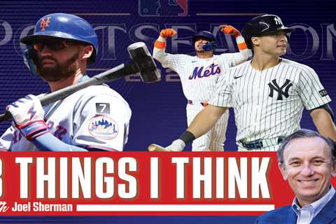 Joel Sherman’s 3 Things I Think: Anthony Volpe, Francisco Alvarez and Brandon Nimmo