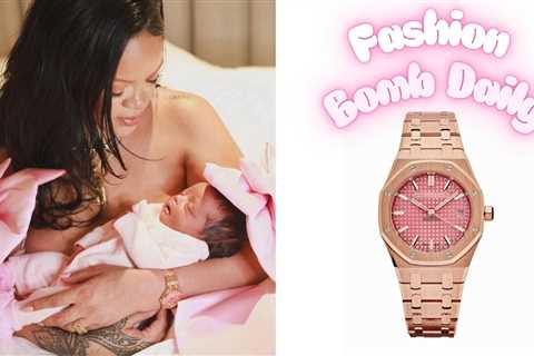 Rihanna Debuts her Daughter Rocki Irish Mayers Wearing a Rose Gold Audemars Piguet Royal Oak Watch