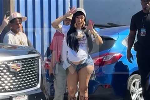 Cardi B Redirects Meet-and-Greet Indoors to Beat the Heat