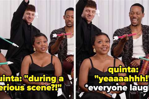 The Abbott Elementary Cast Revealed Who's The Biggest Texter In The Group Chat, Who Always Laughs..