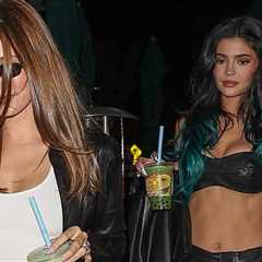 Kylie Jenner Hits the Town With Hailey Bieber After Dropping Single
