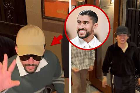 Bad Bunny Dines with Marcello Hernández Ahead of 'SNL' Hosting Gig