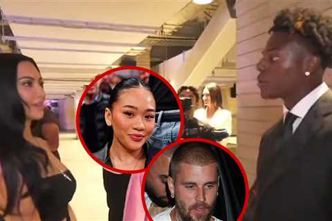 Kim Kardashian, Justin Bieber, Suni Lee Attend IShowSpeed's Series Launch Party