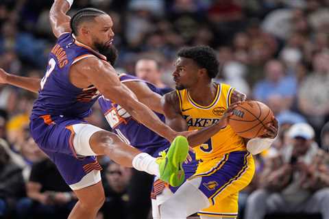 Bronny James’ second Lakers season begins with awful shooting night