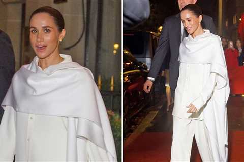 Meghan Markle Makes Paris Fashion Week Debut In Balenciaga