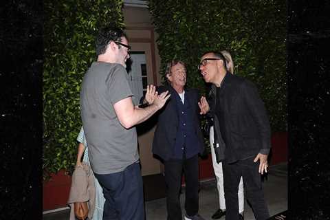 Fred Armisen and Bill Hader Seen Play-Fighting on Santa Monica Street