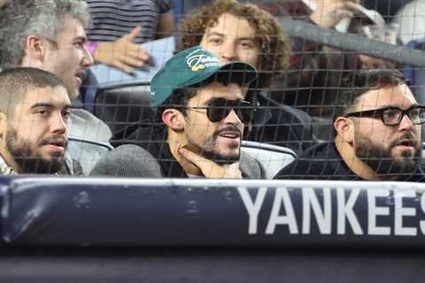 Bad Bunny has a viral fan moment during Yankees’ playoff game