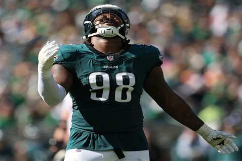 Jalen Carter sitting out Eagles-Giants clash due in part to MetLife Stadium turf