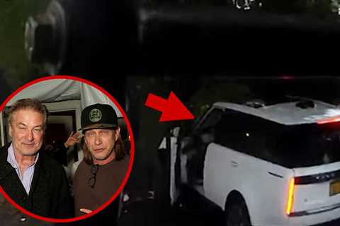 Alec Baldwin & Brother Stephen's SUV Crash Seen on Dashcam Video