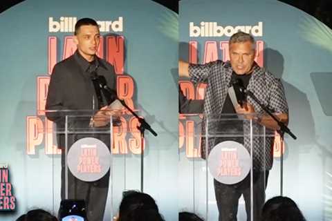 Peso Pluma Presents George Prajin With the Regional Mexican Albums Label of the Year Award | Latin..