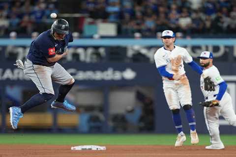 Josh Naylor leaps into throw for bizarre ALCS double play: ‘What the f–k are you doing?’