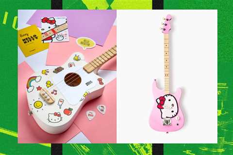 Hello Kitty Brings Charm & Fun to Beginner Guitars in a New Collection for Young Musicians