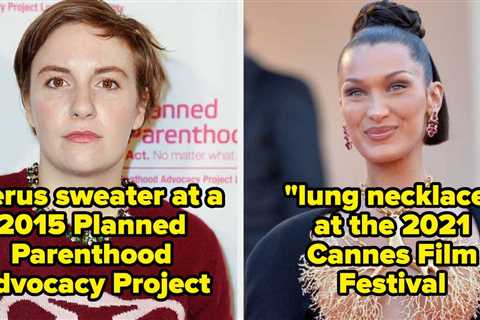 21 Times Celebs Had Hidden NSFW Or Just Plain Wild Details In Their Red Carpet Looks