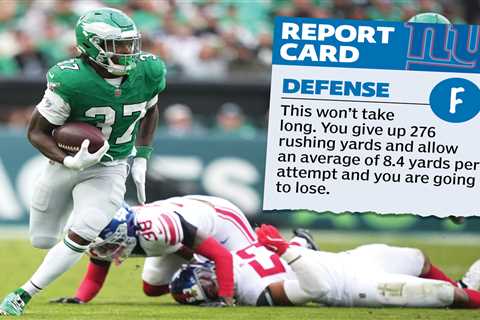 Giants takeaways, report card from NFL Week 8 loss to Eagles