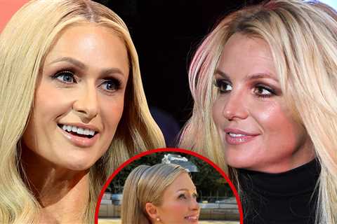 Paris Hilton Dresses Like Britney Spears For Halloween