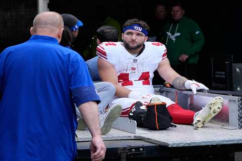 Cam Skattebo has ‘long road’ after emergency ankle surgery is a success