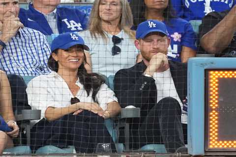Meghan Markle, Prince Harry, Sydney Sweeney take in celebrity-packed World Series Game 4