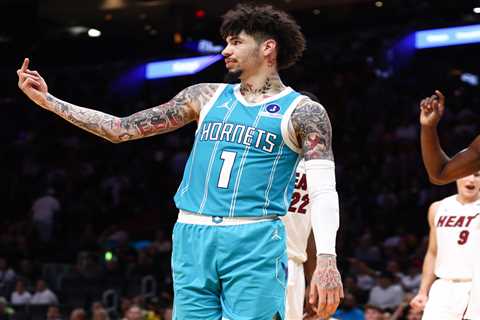 NBA punishes LaMelo Ball for flipping off ref in ‘obscene gesture’