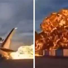 Fiery Kentucky UPS Plane Crash Seen on Video