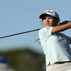 Kai Trump has better second day but misses cut in first LPGA tournament