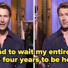 Glen Powell's Epic Full Circle Moment On Saturday Night Live Has Everybody Saying The Same Thing