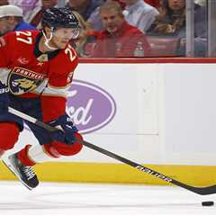 Panthers’ Eetu Luostarinen to miss time after ‘barbecuing mishap’ as injuries pile up