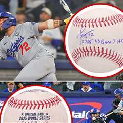 Dodgers Heroes Rojas, Will Smith World Series Home Run Balls On Auction Block