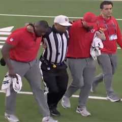 Referee carted off during Bills-Texans ‘TNF’ game in scary moment