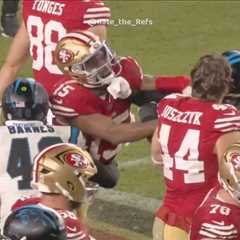 ESPN shows ‘cheap shot’ on Jauan Jennings that sparked 49ers-Panthers brawl