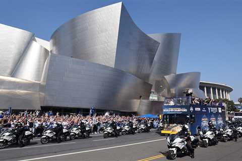 Thousands line LA streets to celebrate Dodgers repeat World Series win: photos