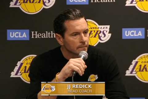 JJ Redick darts out of awkward Lakers press conference after ugly loss