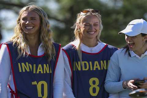 Sophie Cunningham hits awful pro-am tee shot into crowd — and Caitlin Clark lets her hear it