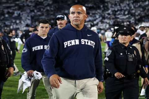 James Franklin in talks to become Virginia Tech coach after Penn State firing