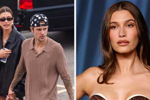 Justin Bieber Left Hailey Bieber Struggling To Get Out Of A Car At The GQ Men Of The Year Awards,..