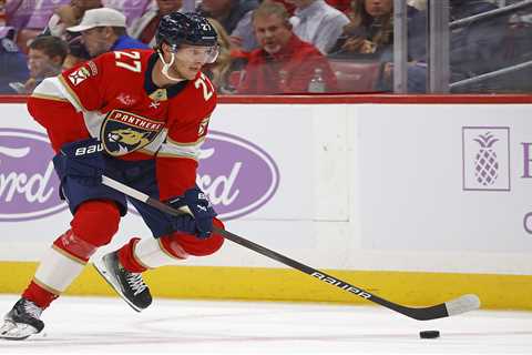 Panthers’ Eetu Luostarinen to miss time after ‘barbecuing mishap’ as injuries pile up