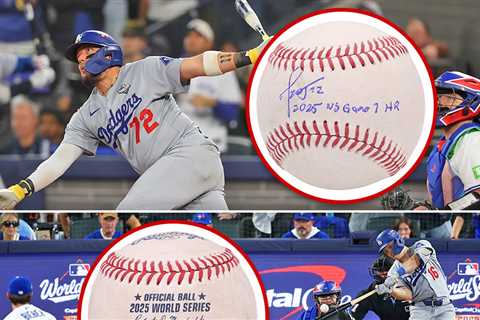 Dodgers Heroes Rojas, Will Smith World Series Home Run Balls On Auction Block