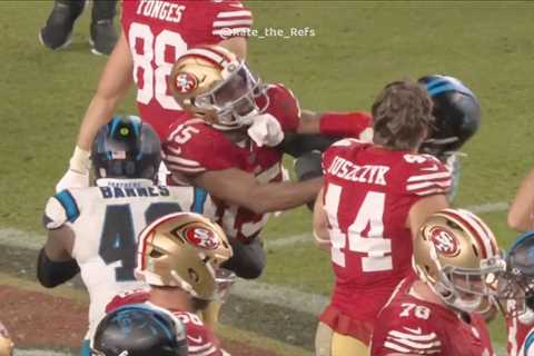 ESPN shows ‘cheap shot’ on Jauan Jennings that sparked 49ers-Panthers brawl