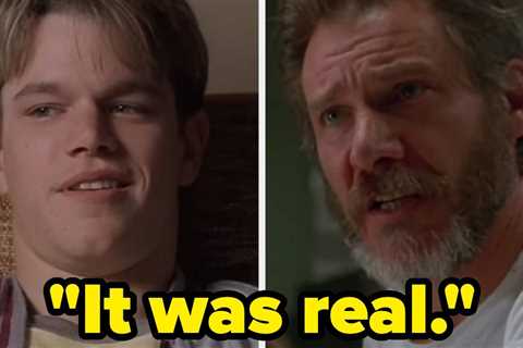 19 Fascinating Times That Actors' Real Emotions Jumped Out In Movies And Made The Final Cut