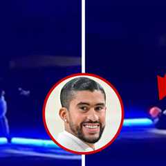 Bad Bunny Slips and Falls During Concert in Mexico City