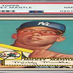 Mickey Mantle baseball card could sell for over $1.5 million at auction