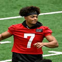 Justin Fields knows how uncertain his Jets future is with sad debut season ending