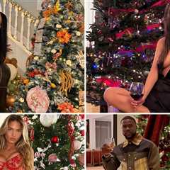 Celebrity Christmas Trees 2025 ... Yule Love These Festive Photos!