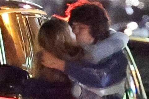 Miley Cyrus Packs on PDA With Fiancé Maxx Morando, Flashes Engagement Ring