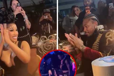Cardi B Twerks, Sings For Stefon Diggs' Birthday